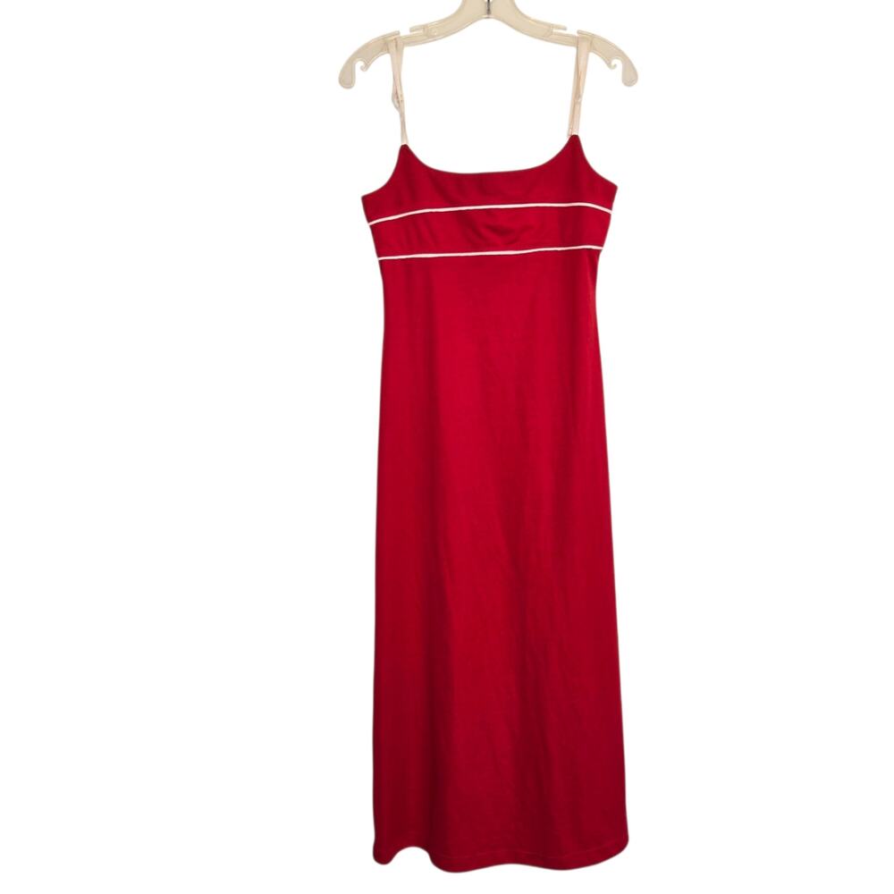 Vintage 90s Xhilaration Babydoll Dress Maxi Tennis Vacation Summer Women Small - Picture 9 of 12